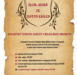 POWIATOWY KONKURS WIEDZY O BOLESŁAWIE CHROBRYM