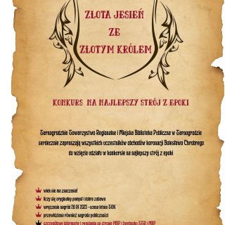 KONKURS NA NAJLEPSZY STRÓJ Z EPOKI