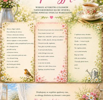 „Herbatka z poezją” w Bibliotece w Tarnogrodzie