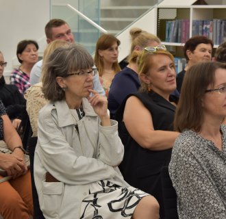 Max Czornyj w tarnogrodzkiej bibliotece