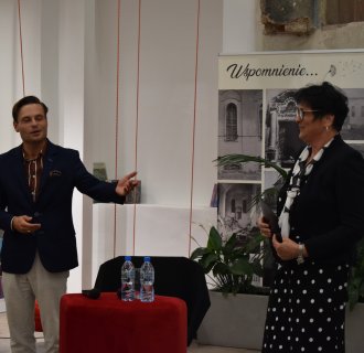 Max Czornyj w tarnogrodzkiej bibliotece