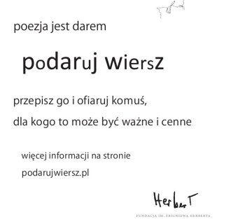 Podaruj wiersz